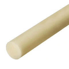 Plastic Rod: 36" Long, 0.6250" Dia, Natural Color, Opaque, 5000 psi Tensile Strength