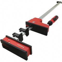 Steel Bar Clamp: 18" Capacity, 3-3/4" Throat Depth, 1,700 lb Clamp Pressure