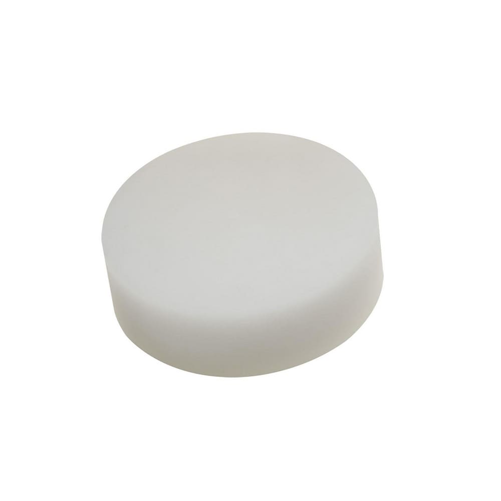 Plastic Disc: 3" Dia, Natural Color, Opaque, 5000 - 1000 psi Tensile Strength