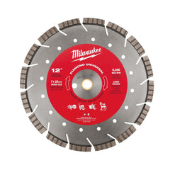 Wet & Dry-Cut Saw Blades; Blade Diameter (Inch): 12; Blade Material: Diamond, Steel; Blade Thickness (Inch): 1/8; Arbor Hole Diameter (Inch): 1