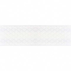 Wet Mop Pad: Hook & Loop, Medium, White Mop, Polyester