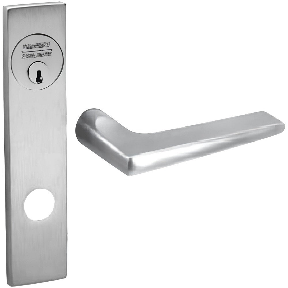 Lever Locksets; Lockset Type: Entrance; Key Type: Keyed Different; Back Set: 2-3/4; Cylinder Type: Conventional; Material: Metal; Door Thickness: 1-3/4; Finish: Satin Chrome