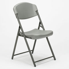 Folding Chairs; 19X16X33.5 CHARCOAL FOLDING CHAIR