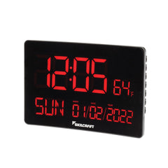 Brush Bridles; 2.5" 12 OR 24 HR LED SELF SET DIGITAL CLOCK