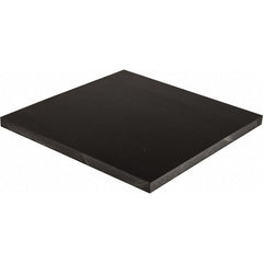 Plastic Sheet: POM, 1-1/2" Thick, 24" Wide, 4' Long, Black, 9700 psi Tensile Strength