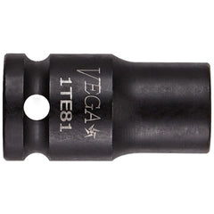 Impact Socket: 1/4" Drive, E10 Socket, Square Drive