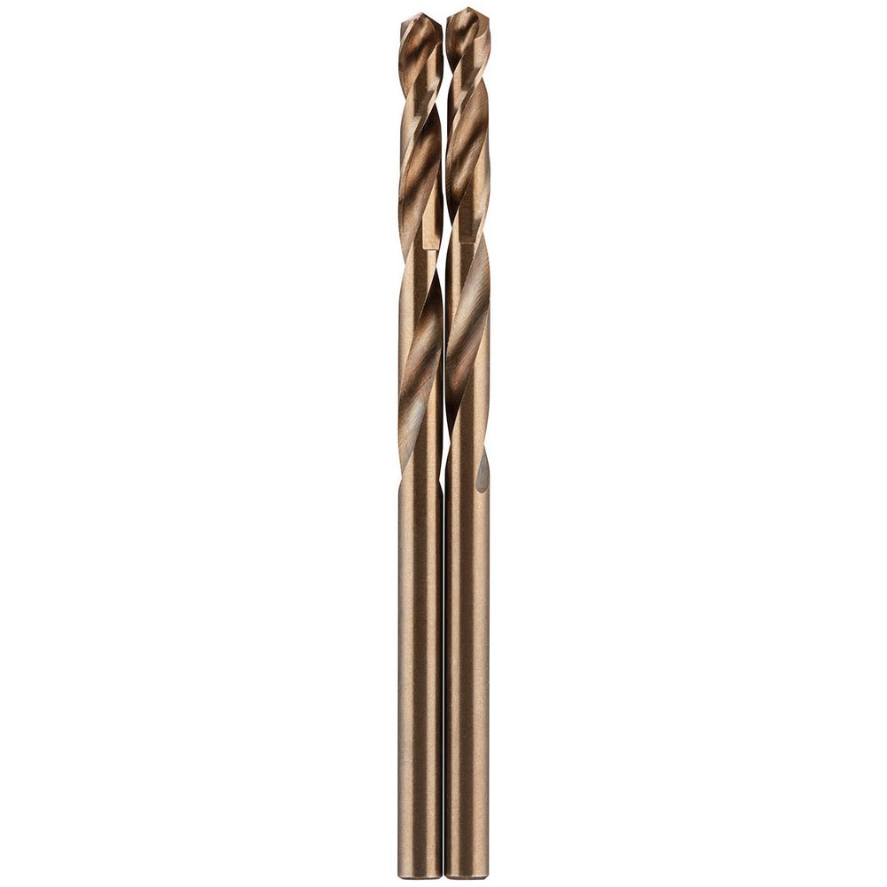 Mechanics Drill Bit:  0.1570" Dia,  135&deg,  Cobalt,  Hex Shank,  Split Point