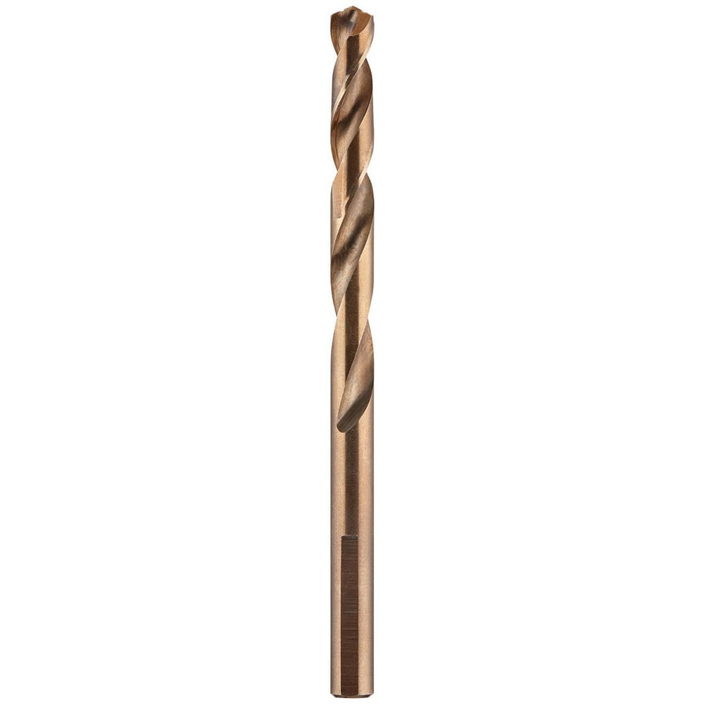 Mechanics Drill Bit:  0.2360" Dia,  135&deg,  Cobalt,  Hex Shank,  Split Point