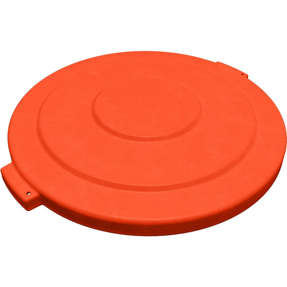 Trash Can & Recycling Container Lids; Lid Type: Flat; Lid Shape: Round; Container Shape: Round; Compatible Container Capacity: 44 Gallon; Color: Orange; Material: HDPE; For Use With: Bronco 44 Gallon Trash Container