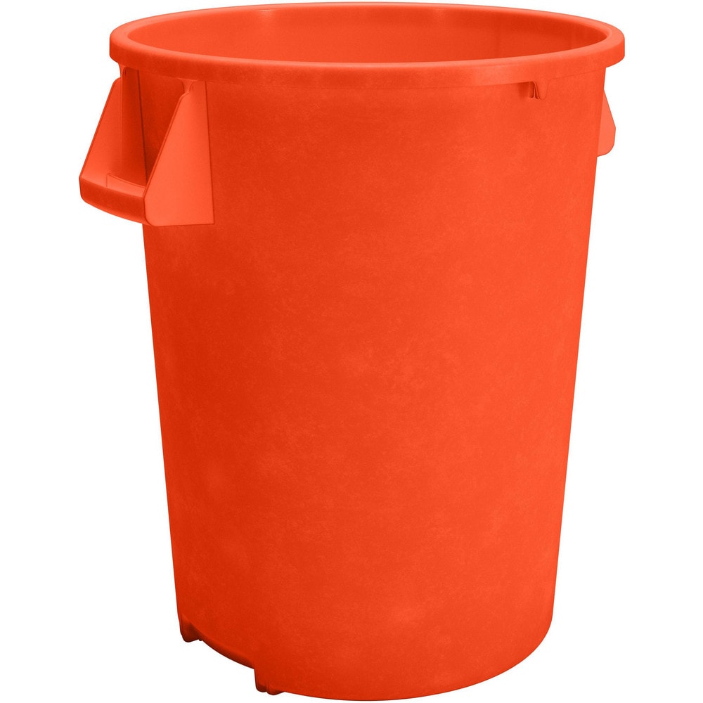 Trash Cans & Recycling Containers; Product Type: Trash Can; Type: Waste Bin Trash Container; Container Capacity: 44.00; Container Shape: Round; Lid Type: No Lid; Container Material: Polyethylene; Color: Orange; Material: Polyethylene