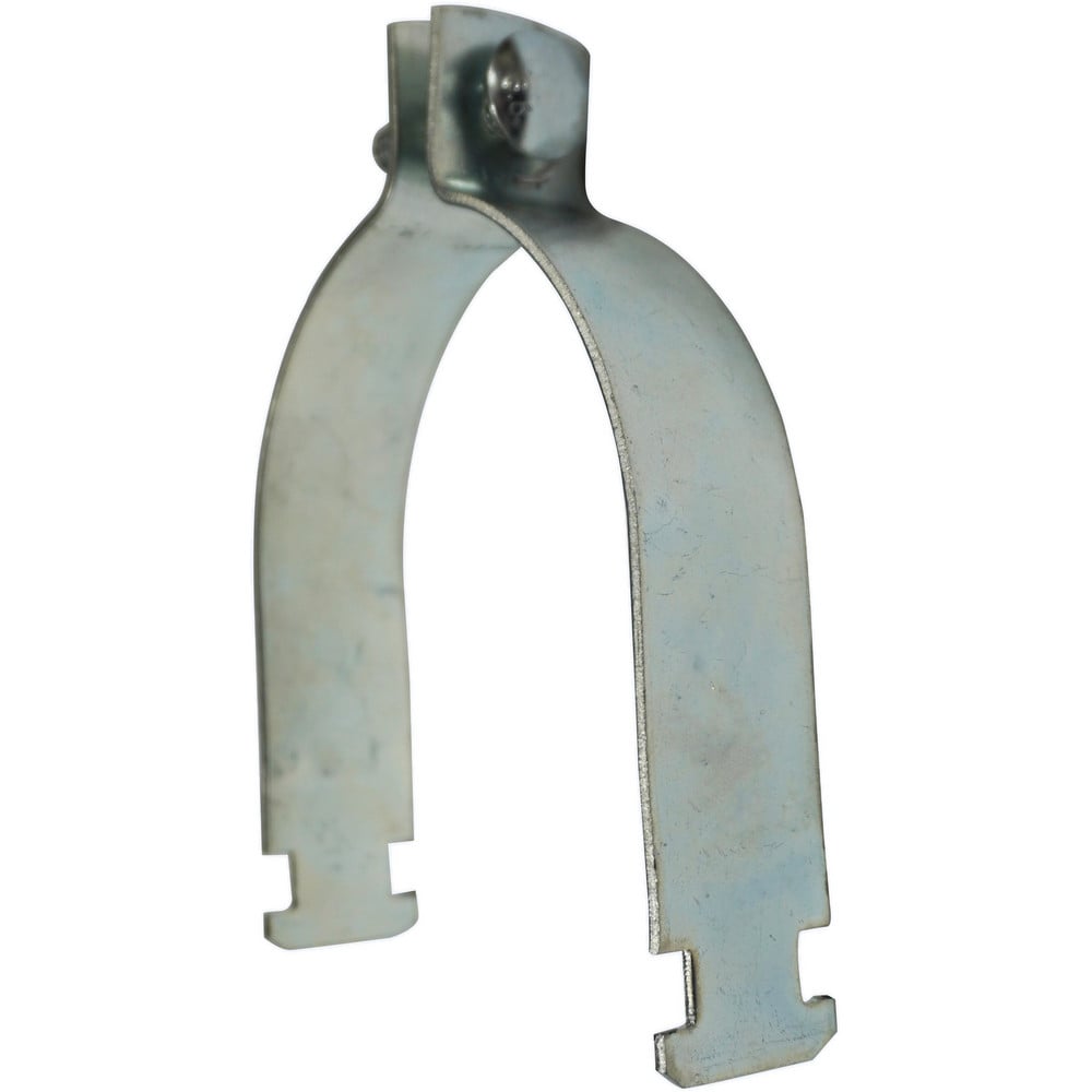 Framing Channel & Strut Mounted Clamps; Clamp Type: Pipe Clamp; Material: Carbon Steel; Pipe Size: 1; Color: Silver