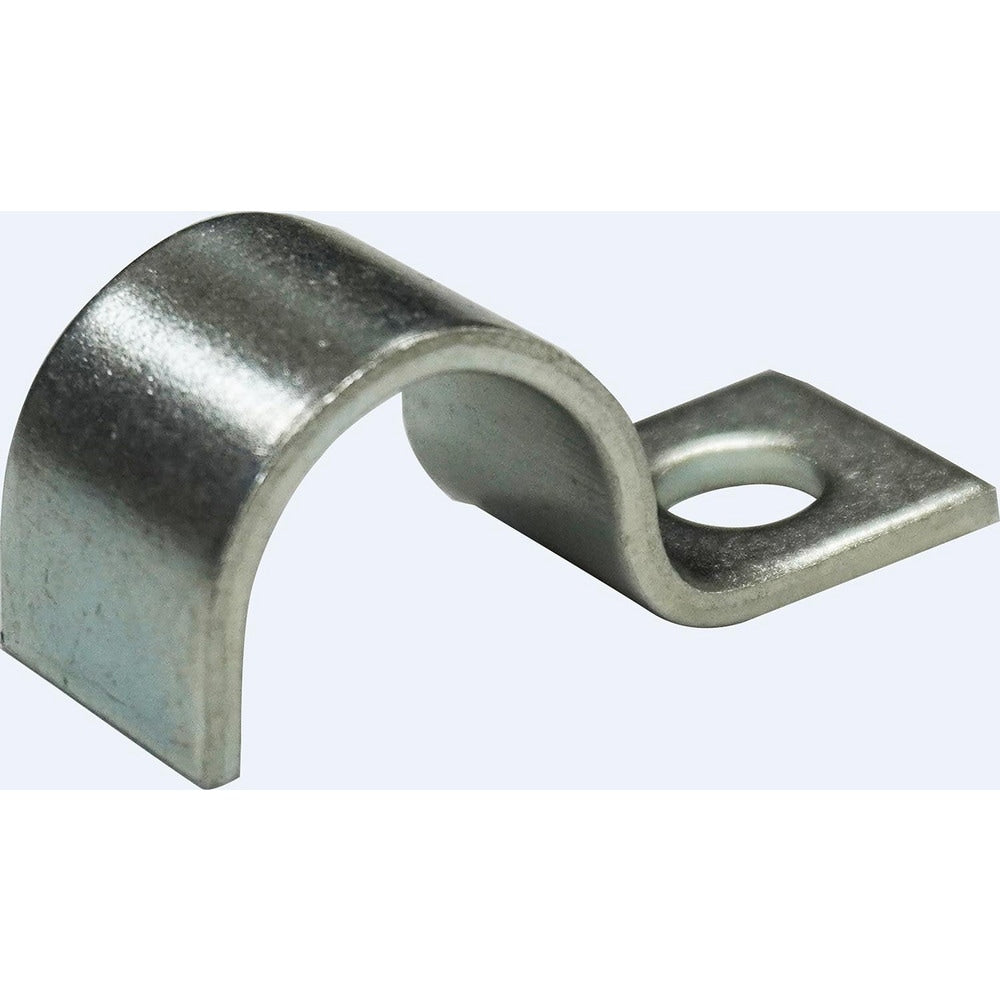 Pipe, Tube & Conduit Hold-Down Straps; Type: Pipe or Conduit Strap; Material: Carbon Steel; Conduit Type: All; Finish: Electrogalvanized; Pipe Size: 3/8