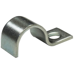 Pipe, Tube & Conduit Hold-Down Straps; Type: Pipe or Conduit Strap; Material: Stainless Steel; Conduit Type: All; Finish: Plain; Pipe Size: 1/2