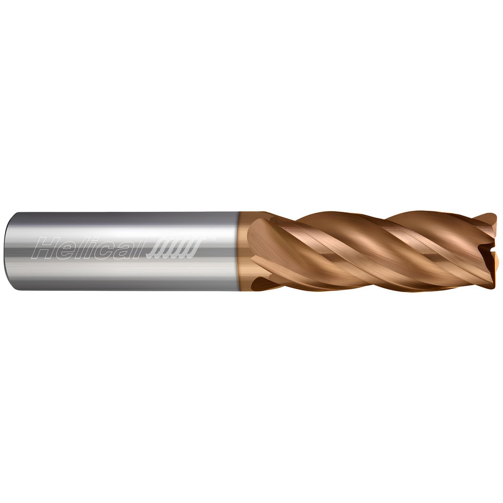 Corner Radius End Mill: 1/2" Dia, 1-1/4" LOC, 0.0300" Radius, 7 Flute, Solid Carbide