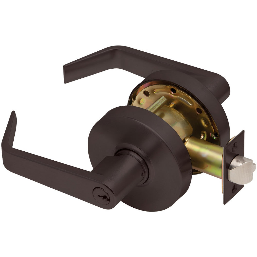 Lever Locksets; Lockset Type: Entrance; Key Type: Keyed Different; Back Set: 2-3/4; Cylinder Type: Conventional; Material: Metal; Door Thickness: 1-3/8 to 1/3-4; Finish: Oil-Rubbed Bronze