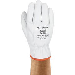 Leather Protectors: Activarmr RIGS 96-002, Goatskin Leather, Natural, Size Small