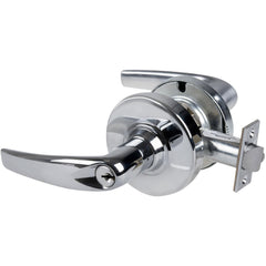 Lever Locksets; Lockset Type: Storeroom; Key Type: Keyed Different; Back Set: 2-3/4; Cylinder Type: Conventional; Material: Metal; Door Thickness: 1-5/8 - 2-1/8; Finish: Bright Chrome