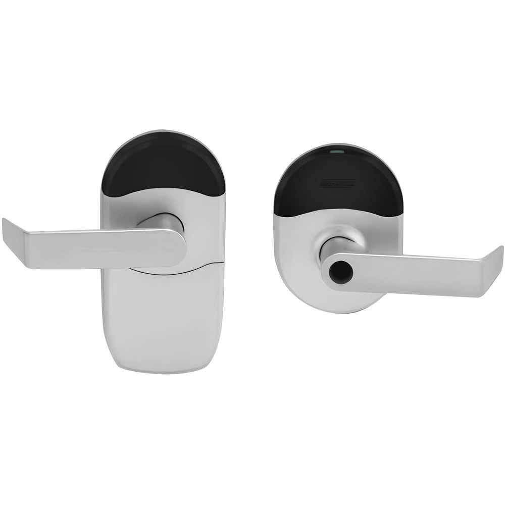 Lever Locksets; Lockset Type: Entrance; Key Type: Keyed Different; Back Set: 2-3/4; Cylinder Type: Less Core; Material: Metal; Door Thickness: 1-3/4; Finish: Satin Chrome