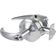 Lever Locksets; Lockset Type: Storeroom; Key Type: Keyed Different; Back Set: 2-3/4; Cylinder Type: Less Core; Material: Metal; Door Thickness: 1-5/8 - 2-1/8; Finish: Satin Chrome