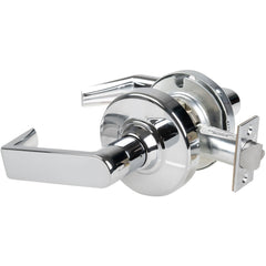 Lever Locksets; Lockset Type: Entrance; Key Type: Keyed Different; Back Set: 2-3/4; Cylinder Type: Schlage FSIC Prep with Core; Material: Metal; Door Thickness: 1-3/8 to 1-3/4; Finish: Satin Chrome