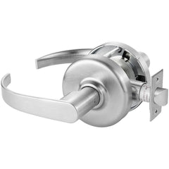 Lever Locksets; Lockset Type: Passage; Key Type: Keyed Different; Back Set: 2-3/4; Cylinder Type: Non-Keyed; Material: Metal; Door Thickness: 1-3/4; Finish: Satin Chrome