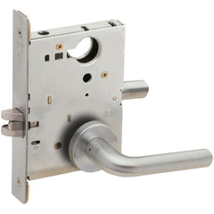 Lever Locksets; Lockset Type: Passage; Key Type: Keyed Different; Back Set: 2-3/4; Cylinder Type: None; Material: Metal; Door Thickness: 1-3/4; Finish: Satin Stainless Steel