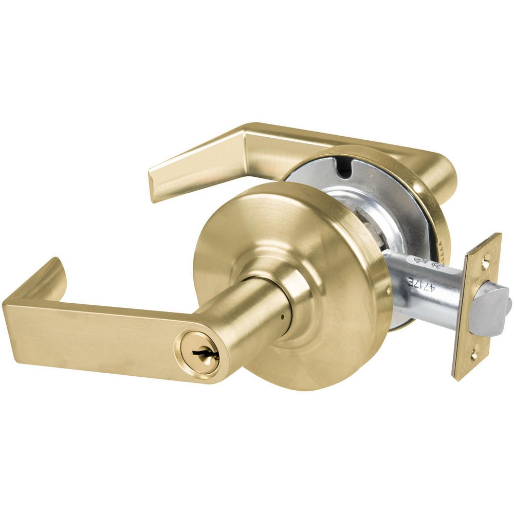 Lever Locksets; Lockset Type: Privacy; Key Type: Keyed Different; Back Set: 2-3/4; Cylinder Type: Non-Keyed; Material: Metal; Door Thickness: 1-5/8 - 2-1/8; Finish: Matte Black