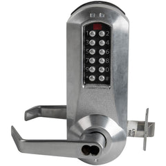 Lever Locksets; Lockset Type: Privacy; Key Type: Keyed Different; Back Set: 2-3/4; Cylinder Type: Less Core; Material: Metal; Door Thickness: 1-3/4; Finish: Satin Chrome