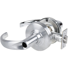 Lever Locksets; Lockset Type: Passage; Key Type: Keyed Different; Back Set: 2-3/4; Cylinder Type: Non-Keyed; Material: Metal; Door Thickness: 1-5/8 - 2-1/8; Finish: Bright Chrome