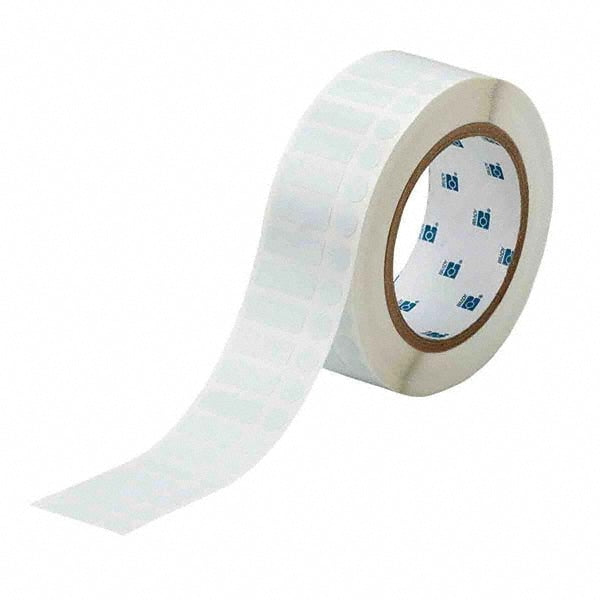 Label Maker Label: White, Polyester, 3,000 per Roll