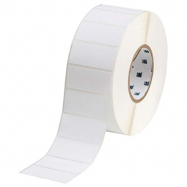 Label Maker Label: White, Polyester, 3,000 per Roll