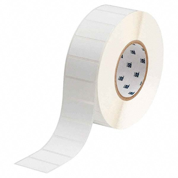 Label Maker Label: White, Polypropylene, 3,000 per Roll