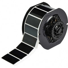 Label Maker Label: Black, Polyester, 300 per Roll