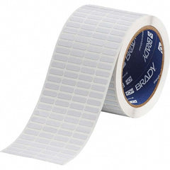 Label Maker Label: White, Polyimide, 10,000 per Roll