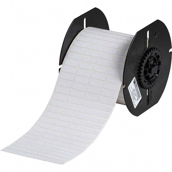 Label Maker Label: White, Polyvinylfluoride, 3/4" OAW, 5,000 per Roll