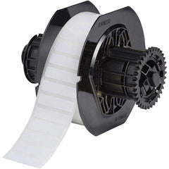 Label Maker Label: White, Polyester, 1-1/2" OAW, 2,500 per Roll