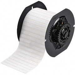 Label Maker Label: White, Polyester, 1/2" OAW, 5,000 per Roll