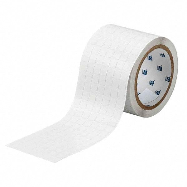 Label Maker Label: White, Polyimide, 3/8" OAW, 10,000 per Roll