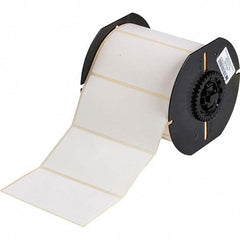 Label Maker Label: White, Paper, 750 per Roll