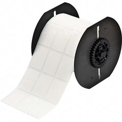 Label Maker Label: White, Cloth, 2,300 per Roll