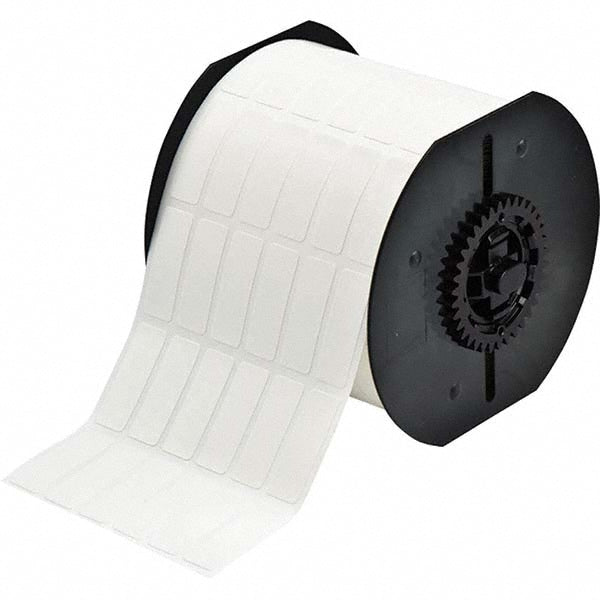 Label Maker Label: White, Cloth, 1/2" OAW, 2,500 per Roll