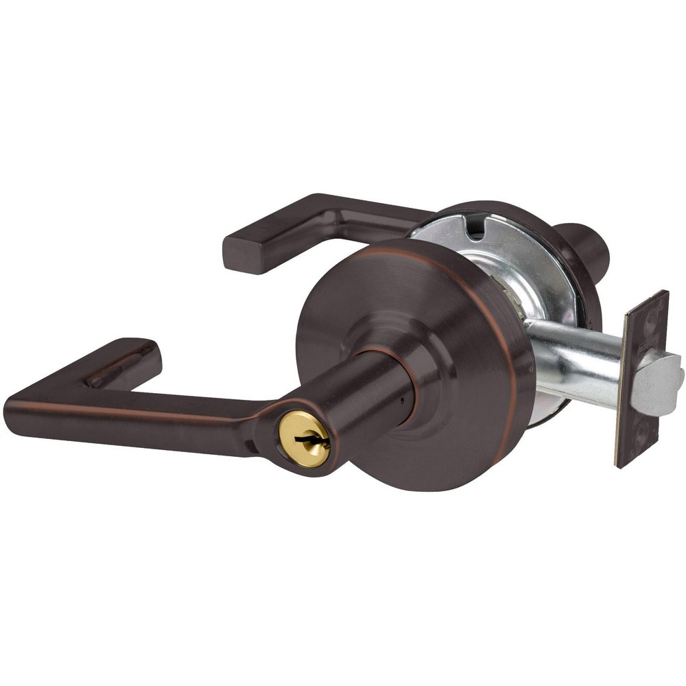 Lever Locksets; Lockset Type: Dummy; Key Type: Keyed Different; Back Set: 2-3/4; Cylinder Type: Non-Keyed; Material: Metal; Door Thickness: 1-5/8 - 2-1/8; Finish: Matte Black