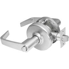 Lever Locksets; Lockset Type: Classroom; Key Type: Keyed Different; Back Set: 2-3/4; Cylinder Type: Conventional; Material: Metal; Door Thickness: 1-3/8 to 1-3/4; Finish: Satin Chrome