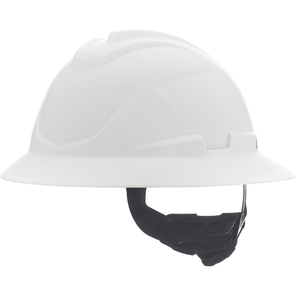 Hard Hat: Construction, Energy Company, Heat Protection, Manufacturing, Mining, Oil and Gas & Utilities, Full Brim, N/A, Class E, 4-Point Suspension