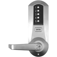 Lever Locksets; Lockset Type: Entrance; Key Type: Keyed Different; Back Set: 2-3/4; Cylinder Type: Conventional; Material: Metal; Door Thickness: 1-3/4; Finish: Satin Chrome