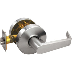 Lever Locksets; Lockset Type: Communicating; Key Type: Keyed Different; Back Set: 2-3/4; Cylinder Type: Non-Keyed; Material: Metal; Door Thickness: 1-3/8 to 1/3-4; Finish: Satin Chrome