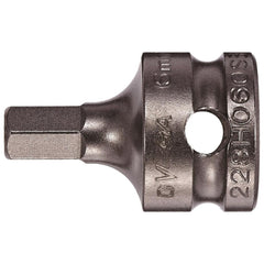 Hand Hex & Torx Bit Sockets; Socket Type: Hex Bit; Drive Size (Fractional Inch): 3/8; Hex Size (mm): 5.000; Hex Size (Inch): 13/64; Bit Length (Inch): 1