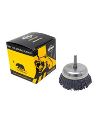 ‎0.035″ Bristle Dia., 2-3/4″ × 3/4″ 180 Grit Silicon Carbide, Small Diameter Cup Brush