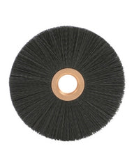 3 1/2″ Diameter × 1/2″ Width, Nylon, 0.016″ Crimped Bristle, Wheel Brush