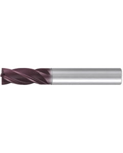 Square End Mill; 4 mm Dia. × 11 mm LOC × 6 mm Shank Dia. × 57 mm OAL ; 4 FL ; Carbide ; AlTiN ; Series 1998A